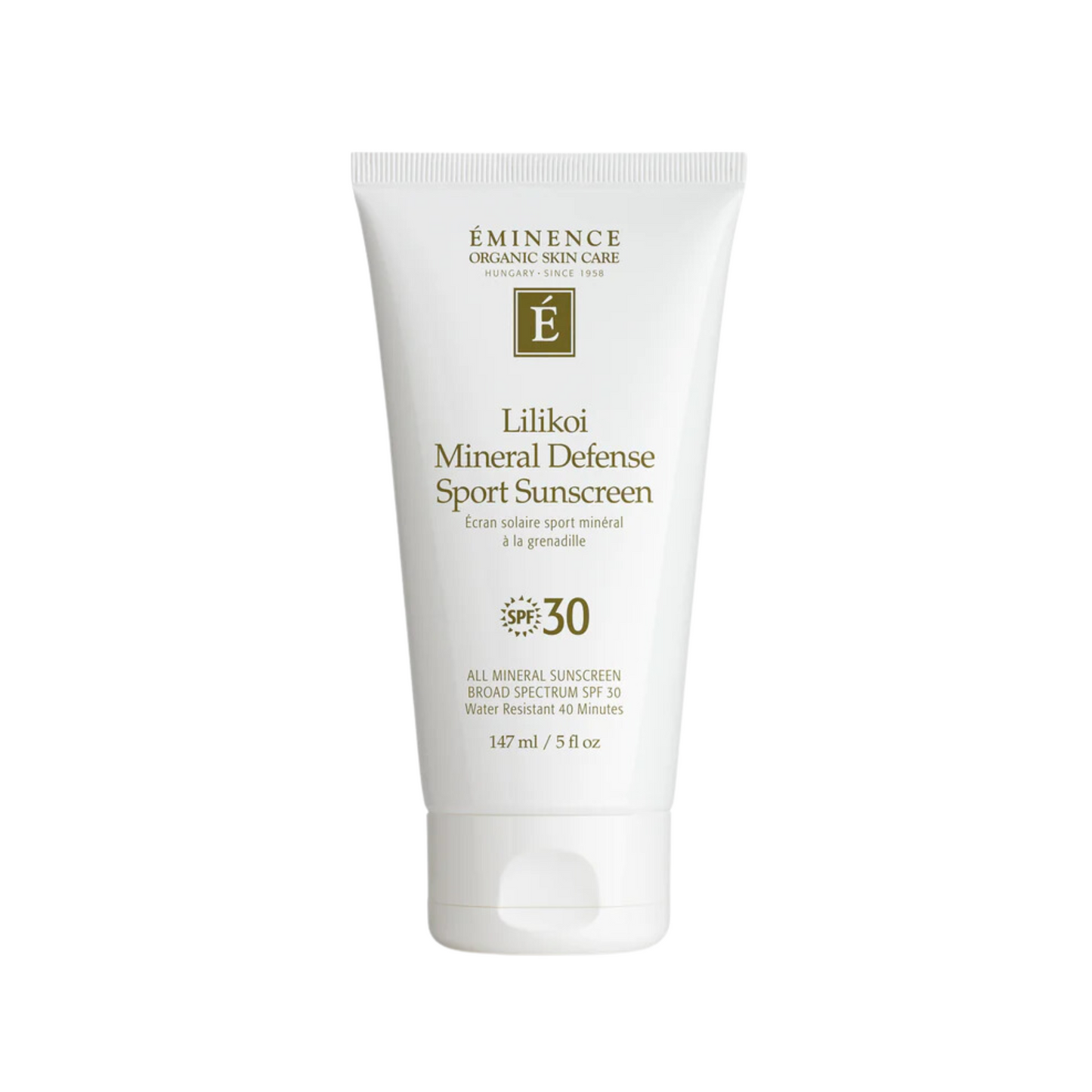 Lilikoi Mineral Defense Sport Sunscreen spf30